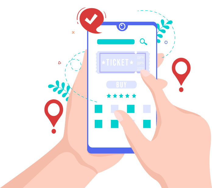 Booking app mockup